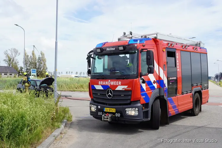 Auto in brand gevlogen in Heiloo