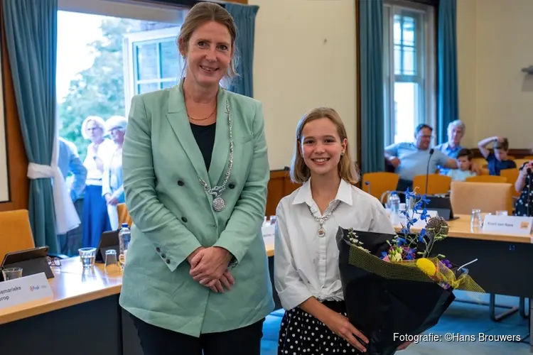 Fleur is de nieuwe kinderburgemeester