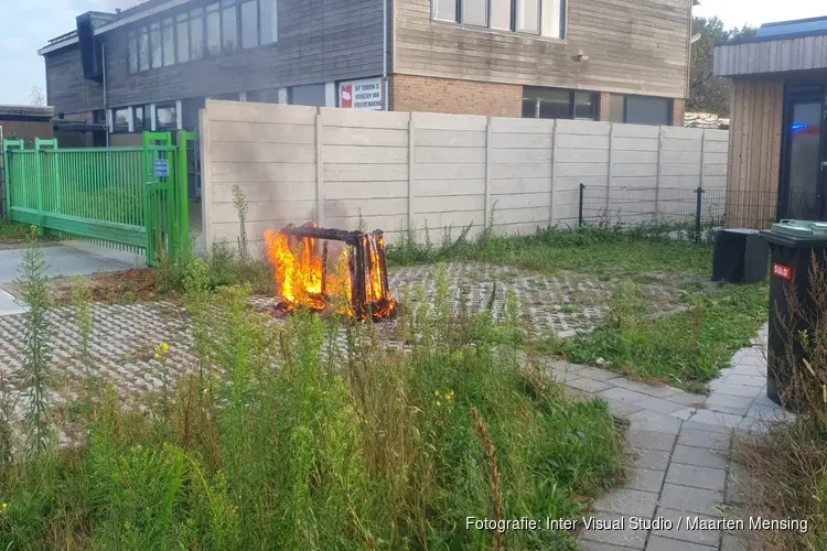 Korte brand op Kanaalweg in Heiloo