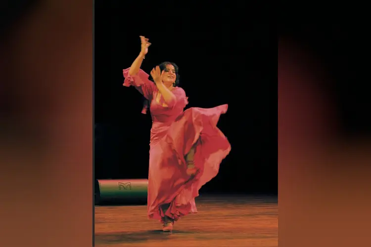 Jubileum voorstelling van flamencodanseres Maria la Serrana uit Sevilla