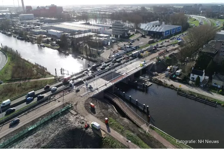 Nog even volhouden, Leeghwaterbrug deze week &#39;s avonds nog afgesloten