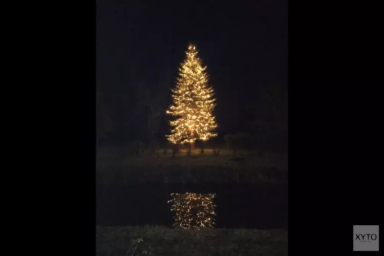 Kerstlichtjes op landgoed Nijenburg