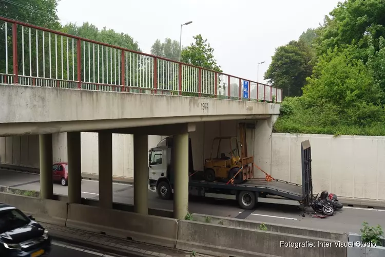 Motorrijder gewond na ongeval op N9